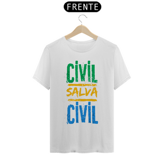 Nome do produtoCamiseta T-Shirt Quality Unissex / Civil Salva Civil