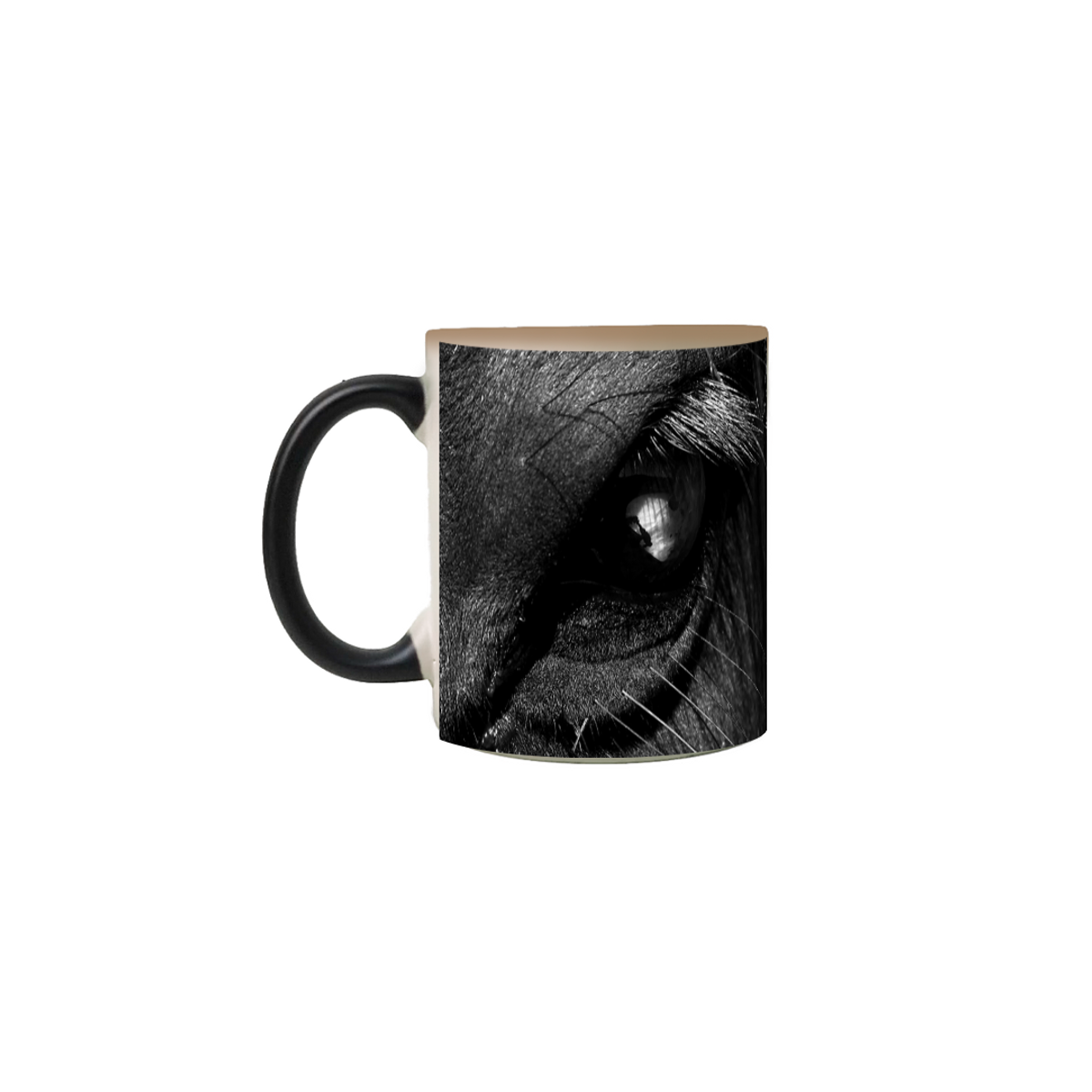 Nome do produto: Caneca Mágica Cavalo Preto 