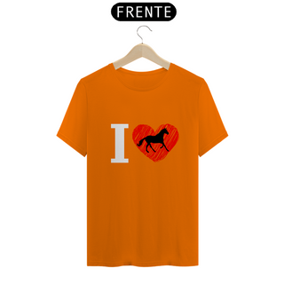 Nome do produtoT-shirt Classic Feminino / I Love Horse