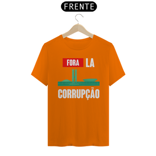 Nome do produtoCamiseta T-Shirt Quality Unissex / Fora La Corrupção