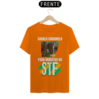 Nome do produtoCamiseta T-Shirt Quality Unissex / Cavalo Caramelo para presidente do STF