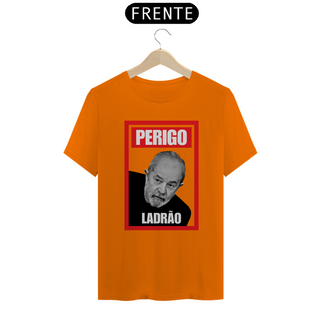 Nome do produtoCamiseta T-Shirt Quality Unissex / Perigo Ladrão Lula