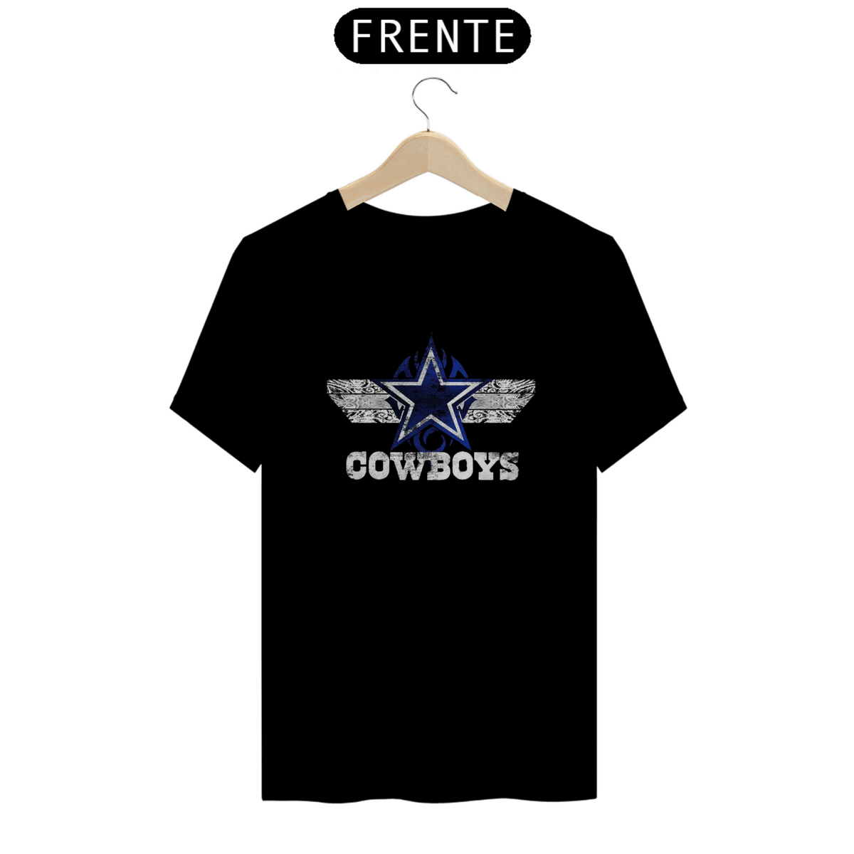 Nome do produto: T-shirt Quality / Cowboys Personalizado