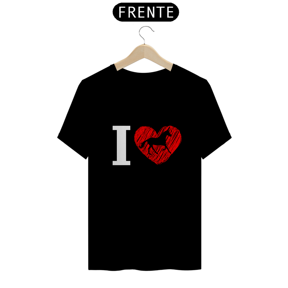 Nome do produto: T-shirt Classic Feminino / I Love Horse