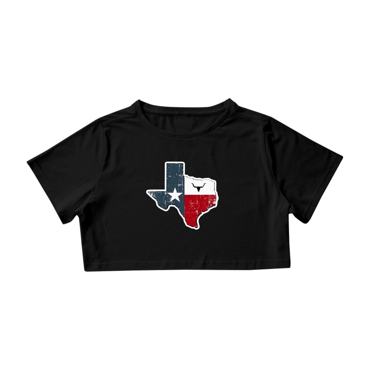 Nome do produto: Camisa Cropped / Estado Do Texas