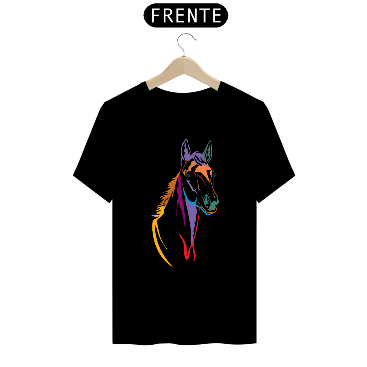 Nome do produto: T-Shirt Prime / Aquarela Horse