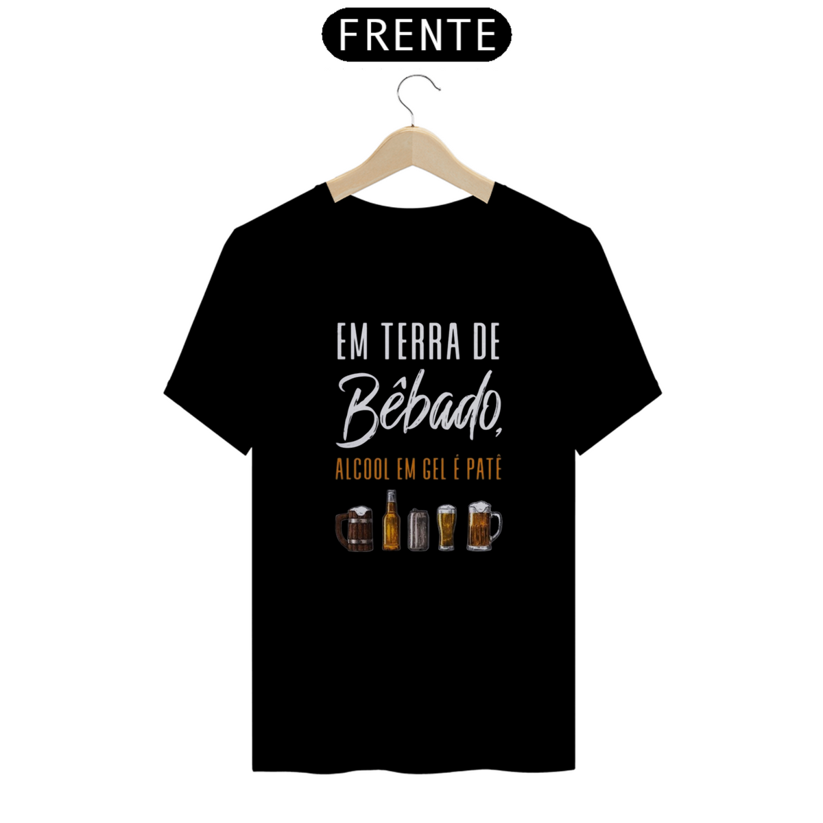 Nome do produto: T-Shirt Classic Unissex / Terra De Bebado