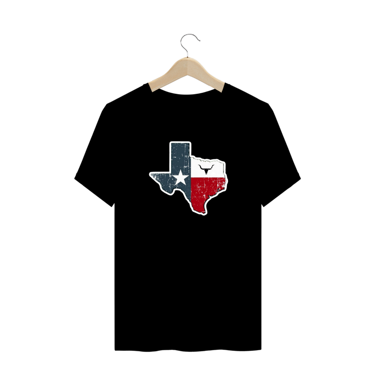 Nome do produto: T-Shirt Plus Size / Estado Do Texas