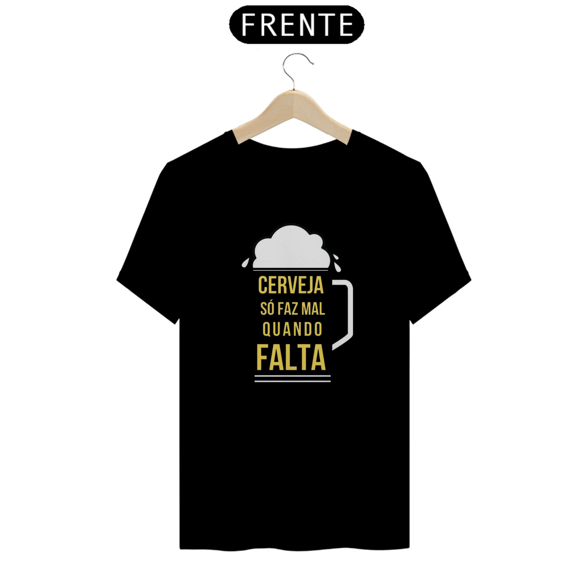 Nome do produto: T-Shirt Classic Unissex / Falta Da Cerveja