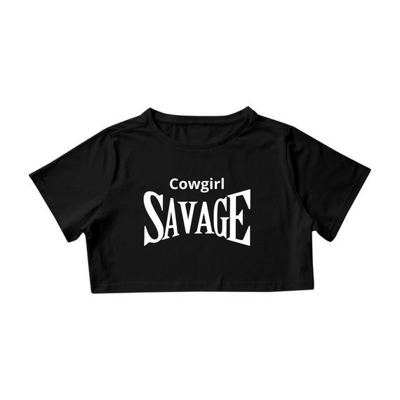 Camisa Cropped / Cowgirl Savage 