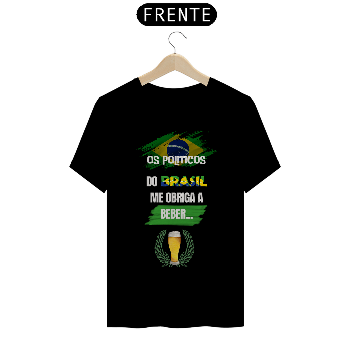 Nome do produto: Camiseta T-Shirt Classic Unissex / Os Políticos Do Brasil