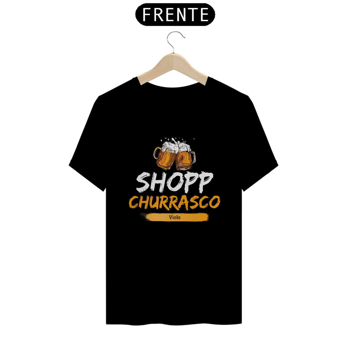 Nome do produto: Camiseta T-Shirt Classic Unissex / Shopp Churrasco Viola