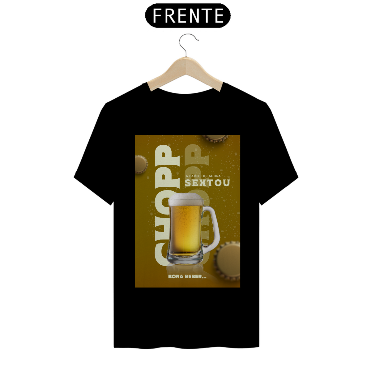 Nome do produto: Camiseta T-Shirt Classic Unissex / Sextou Chopp