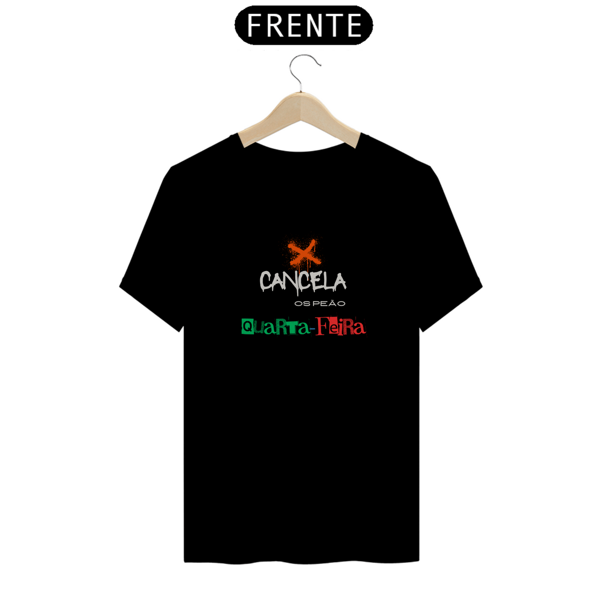 Nome do produto: Camiseta T-Shirt Classic Unissex / Peão Quarta-Feira