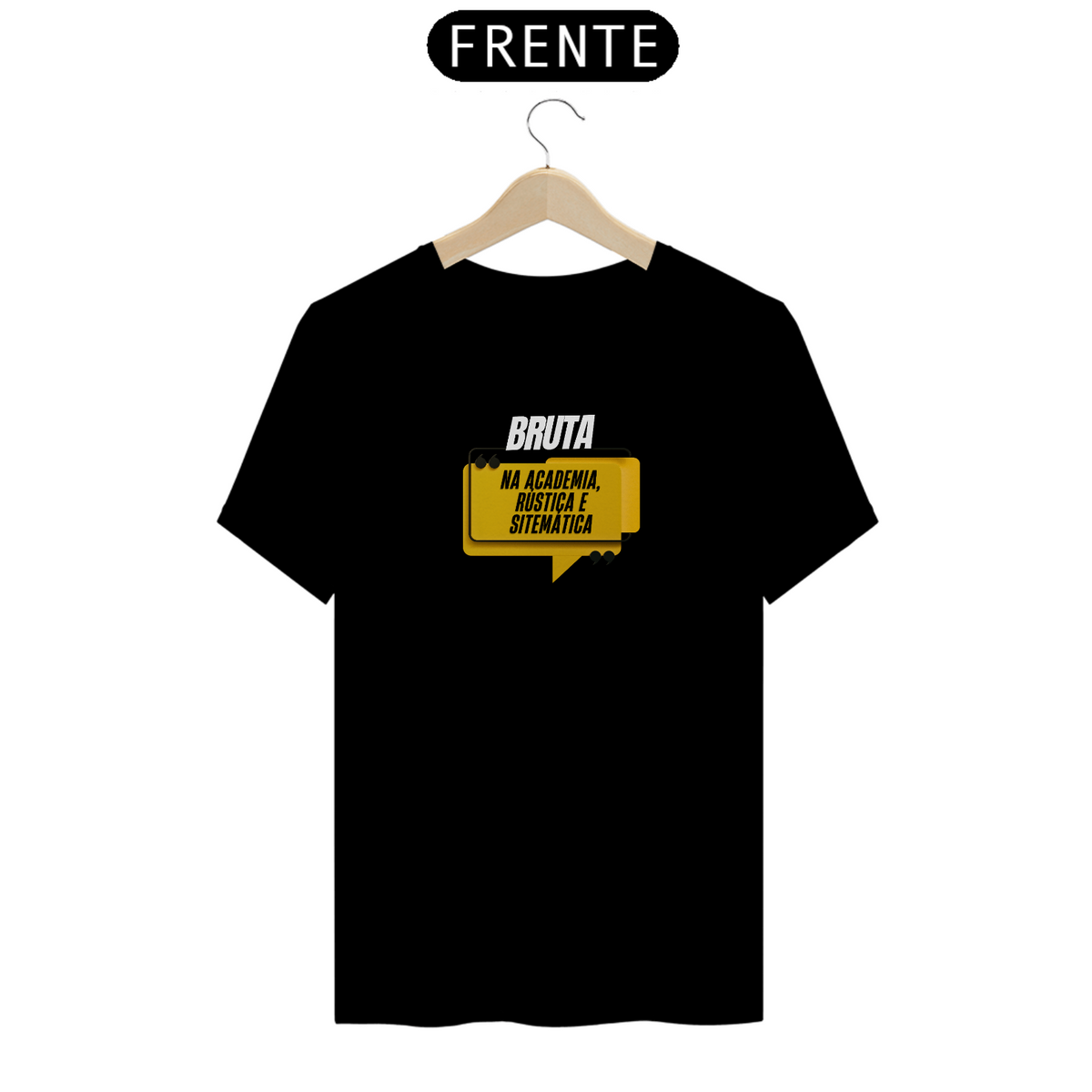 Nome do produto: Camiseta T-Shirt Classic Feminino / Bruta Na Academia