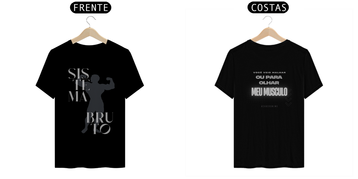 Nome do produto: Camiseta T-Shirt Classic Masculino / Chucro Na Academia 