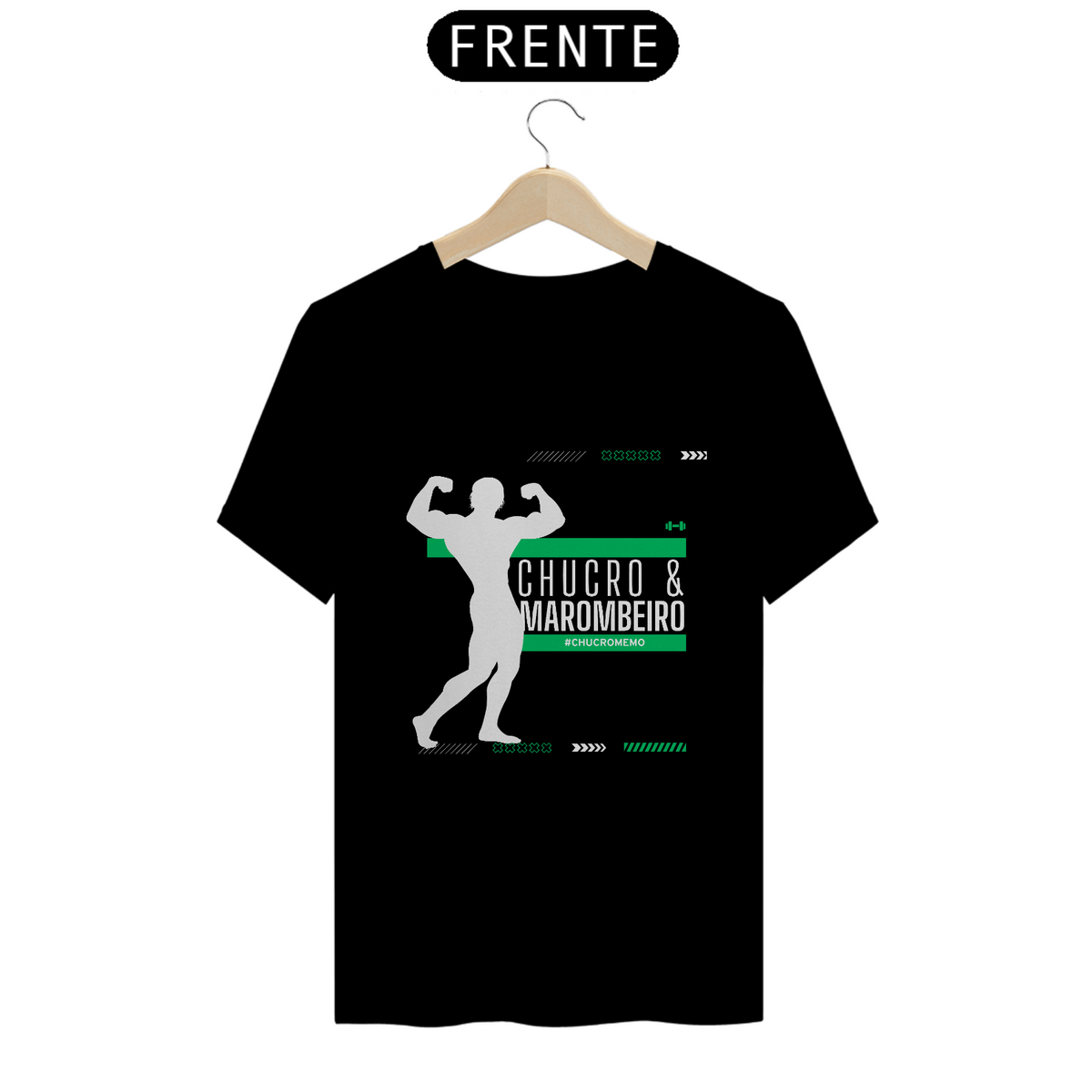Nome do produto: Camiseta T-Shirt Classic Masculino / Chucro E Maromba