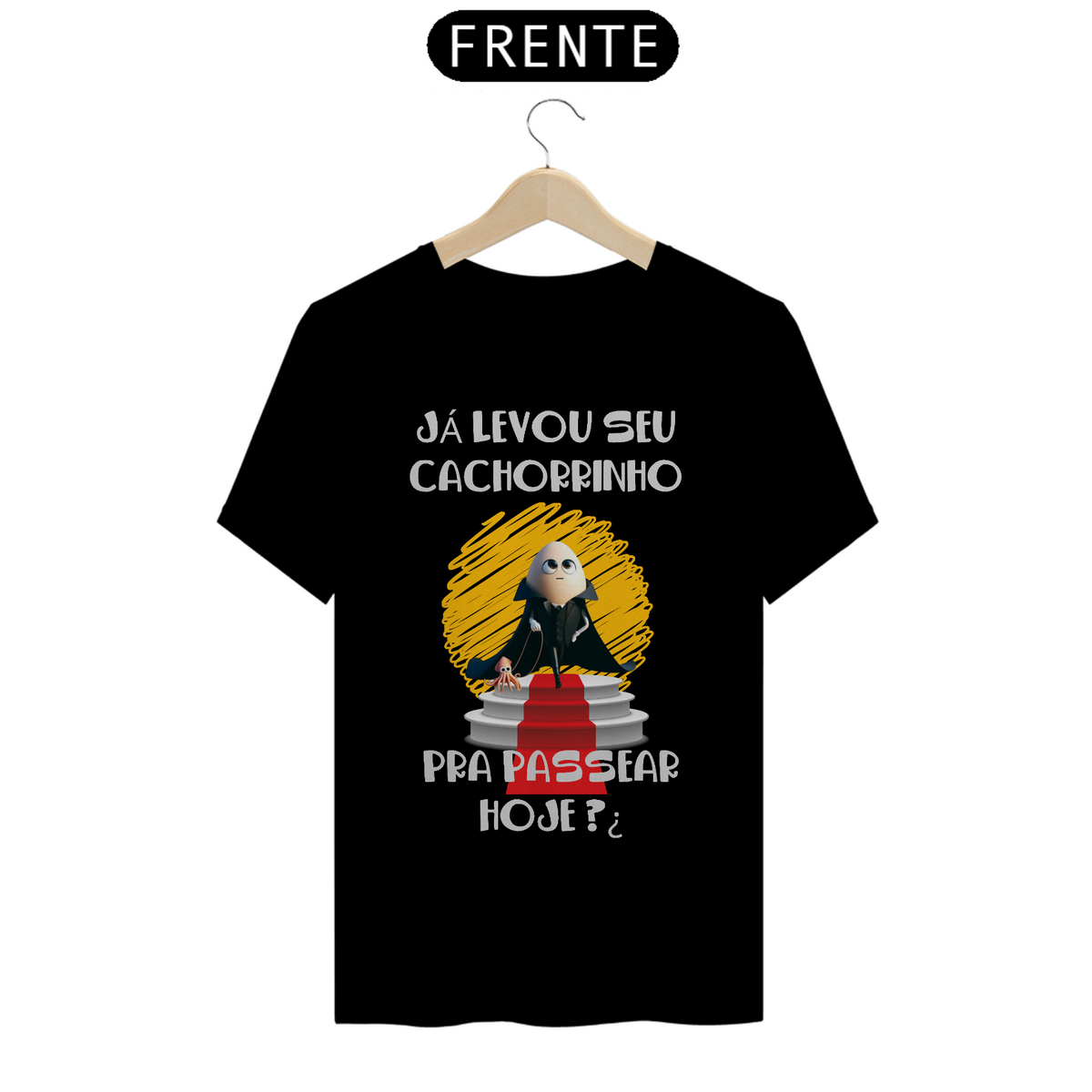 Nome do produto: Camiseta T-Shirt Quality Unissex / Lula e o Cabeça De Ovo