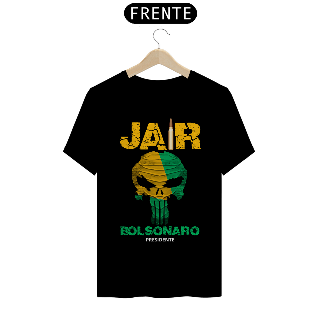Nome do produto: Camiseta T-Shirt Quality Unissex / Jair Bolsonaro Presidente