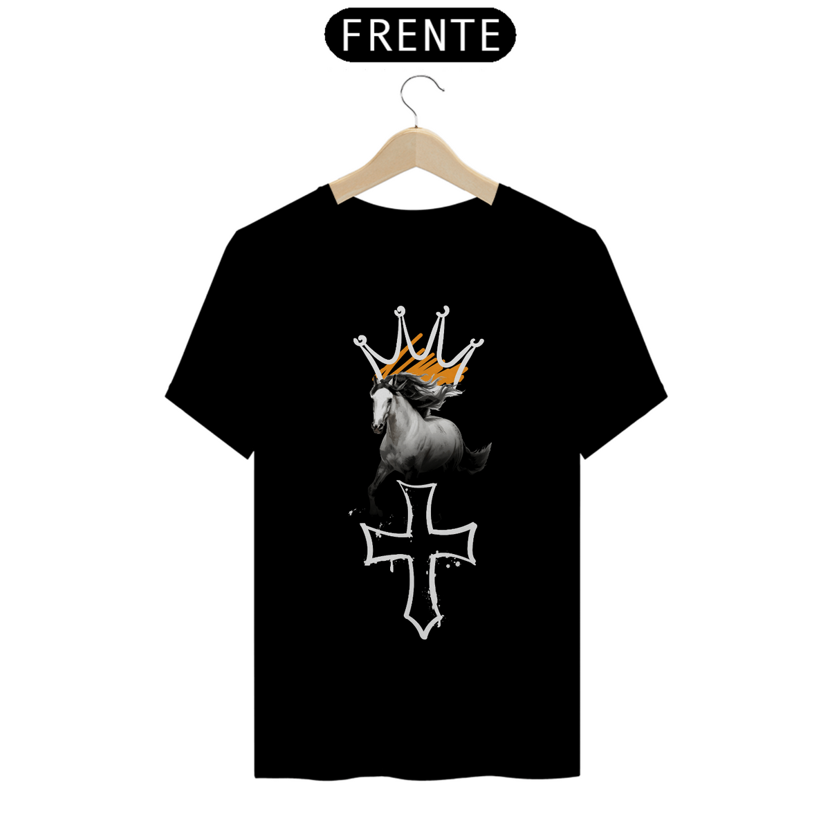 Nome do produto: Camiseta T-Shirt Quality / King Horse Faith