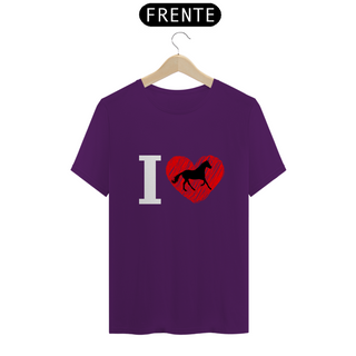 Nome do produtoT-shirt Classic Feminino / I Love Horse