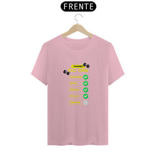 Nome do produtoCamiseta T-Shirt Classic Feminino / Check List Da Maromba