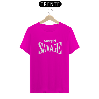 Nome do produtoCamiseta T-Shirt Classic Feminino / Cowgirl Savage