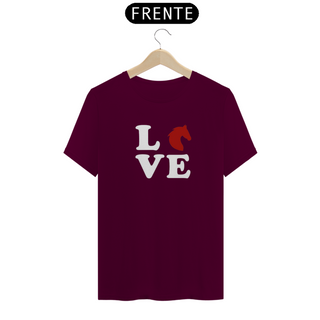 Nome do produtoT-Shirt Classic Feminino / Love Horse