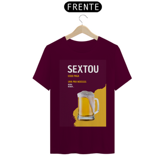 Nome do produtoCamiseta T-Shirt Classic Unissex / Sextou Paga Uma Pra Nois