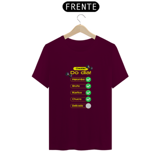 Nome do produtoCamiseta T-Shirt Classic Feminino / Check List Da Maromba