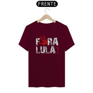 Nome do produtoCamiseta T-Shirt Quality Unissex / Fora Lula