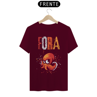 Nome do produtoCamiseta T-Shirt Quality Unissex / Fora Lula Caricatura