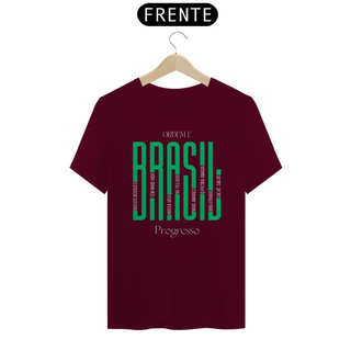 Nome do produtoCamiseta T-Shirt Quality Unissex / Brasil Ordem e Progresso