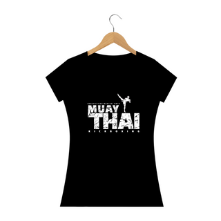 Nome do produtoGuarde o golpe, vista a determinação: Camisetas Feminina Muay Thai para mulheres que lutam com estilo!