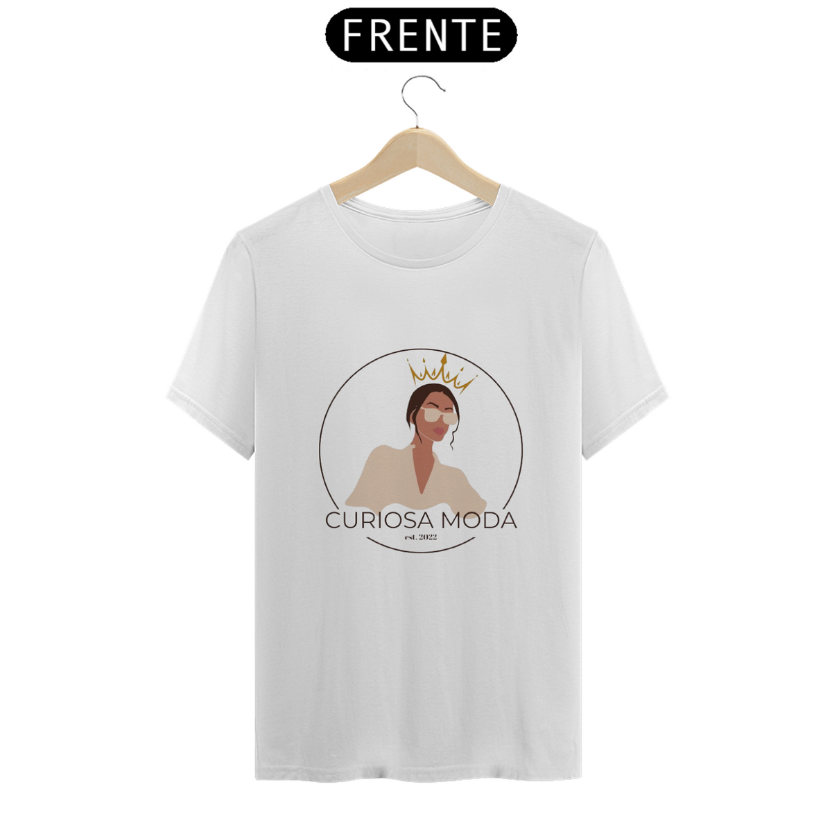 Nome do produto: Camiseta - Curiosa Moda