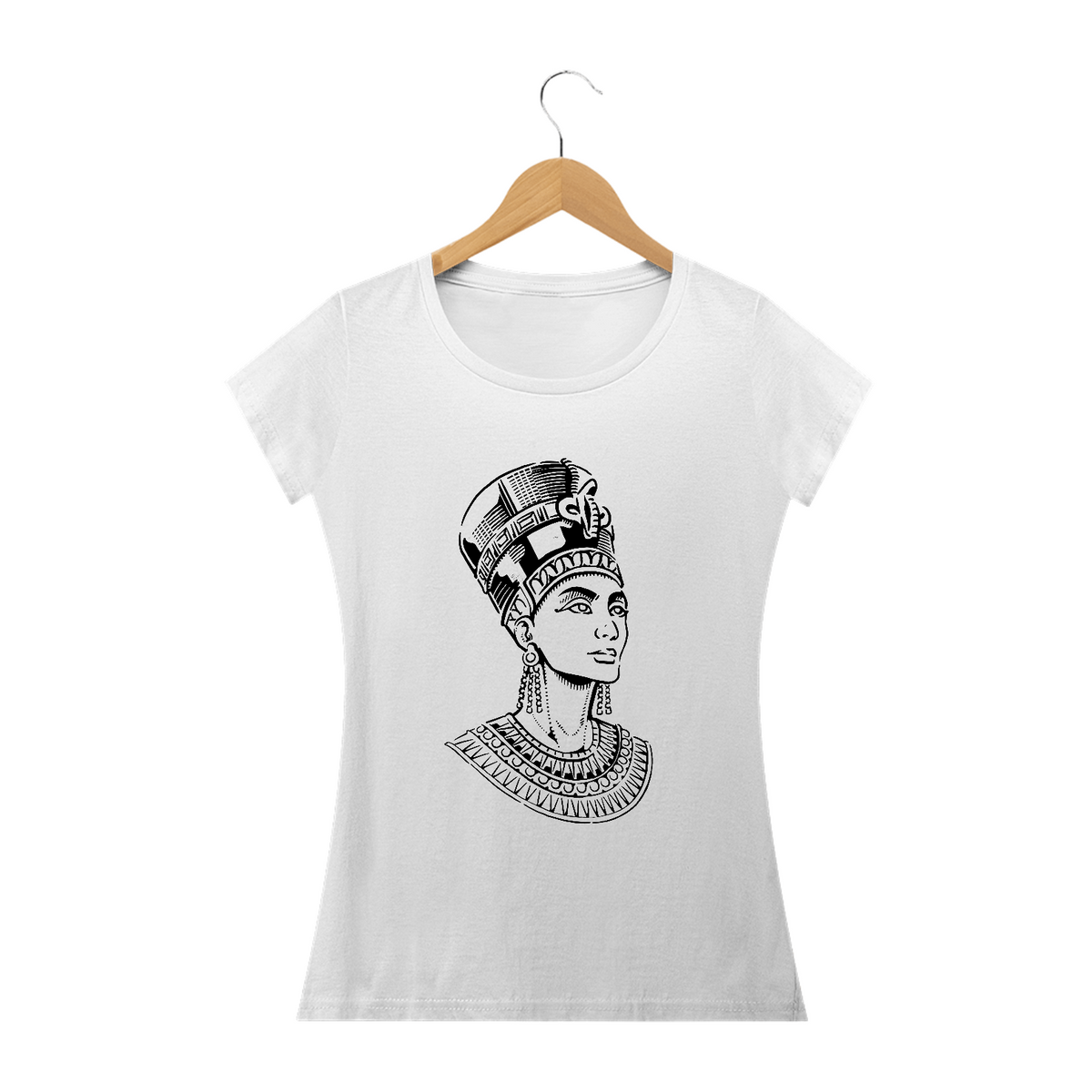 Nome do produto: Camiseta Baby Long - Nefertiti