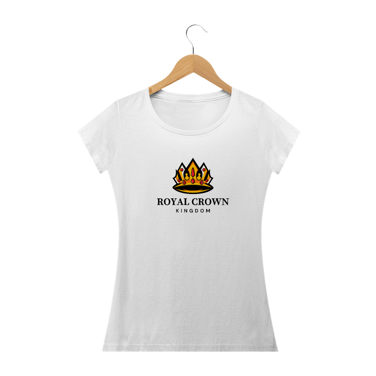 Nome do produto: Camiseta Baby Long - Royal Crown