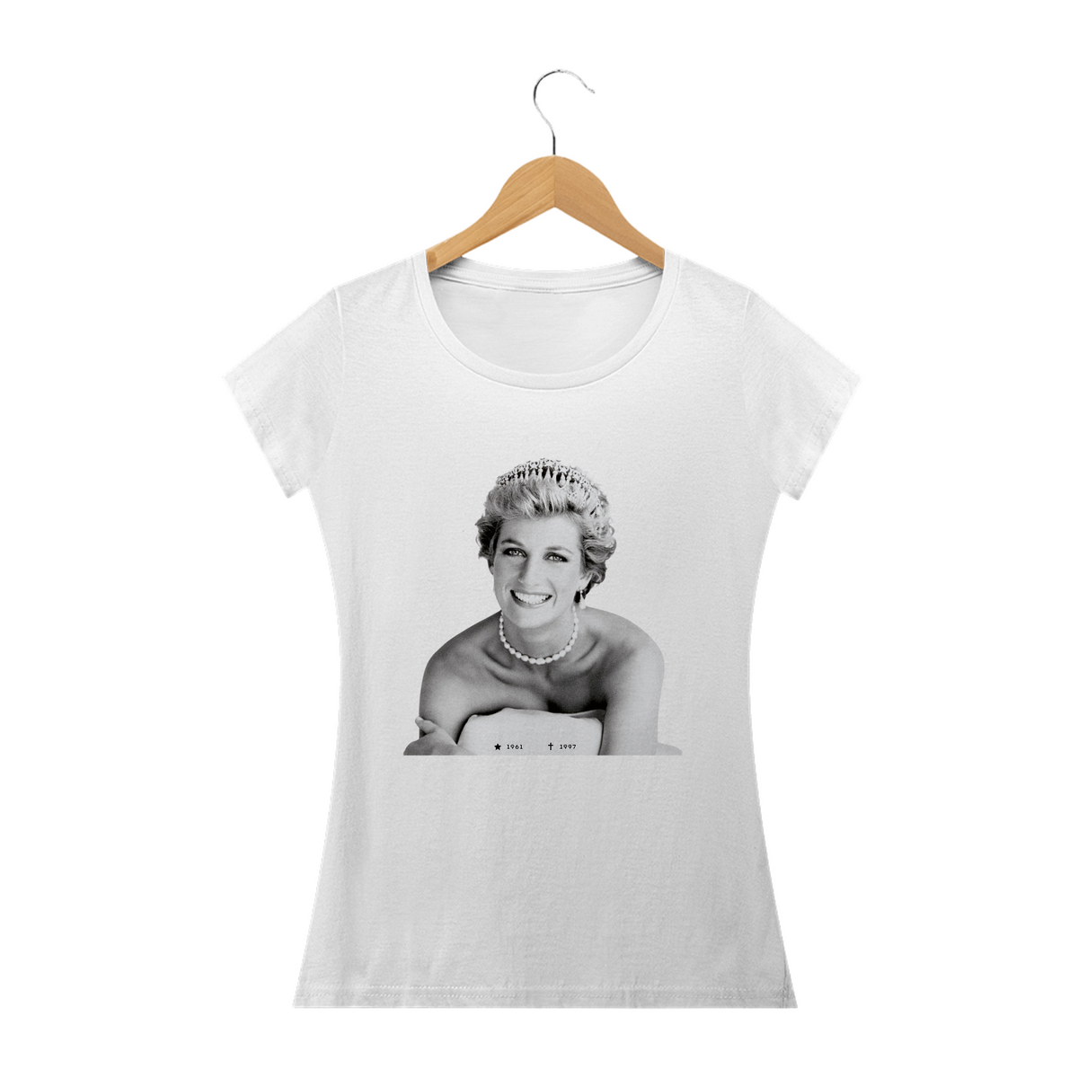 Nome do produto: Camiseta - Lady Di - Baby Long