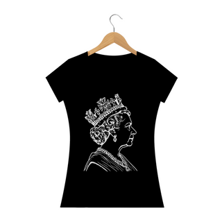 Nome do produtoCamiseta - Rainha Elizabeth - Faixa branca