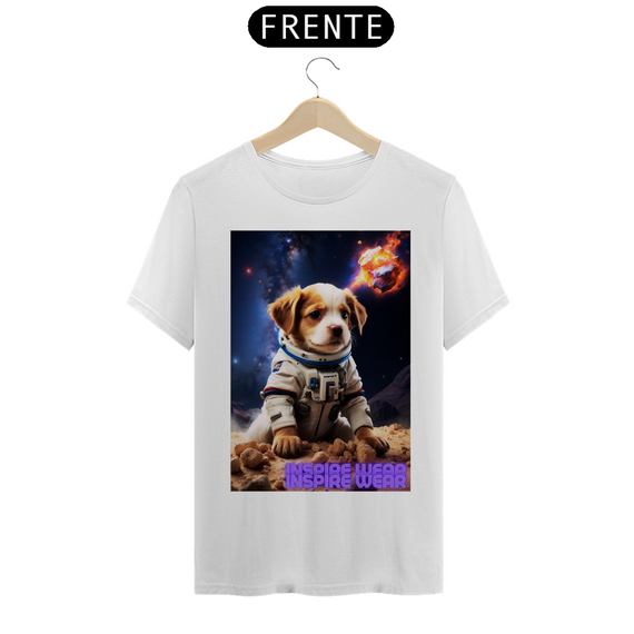 Camiseta Tshirt Cachorro Astronauta