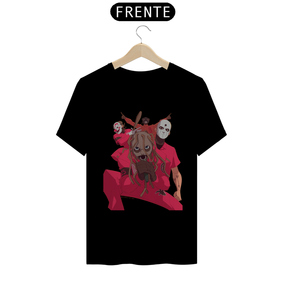 Nome do produto: T-shirt Slipknot fãs personalizada