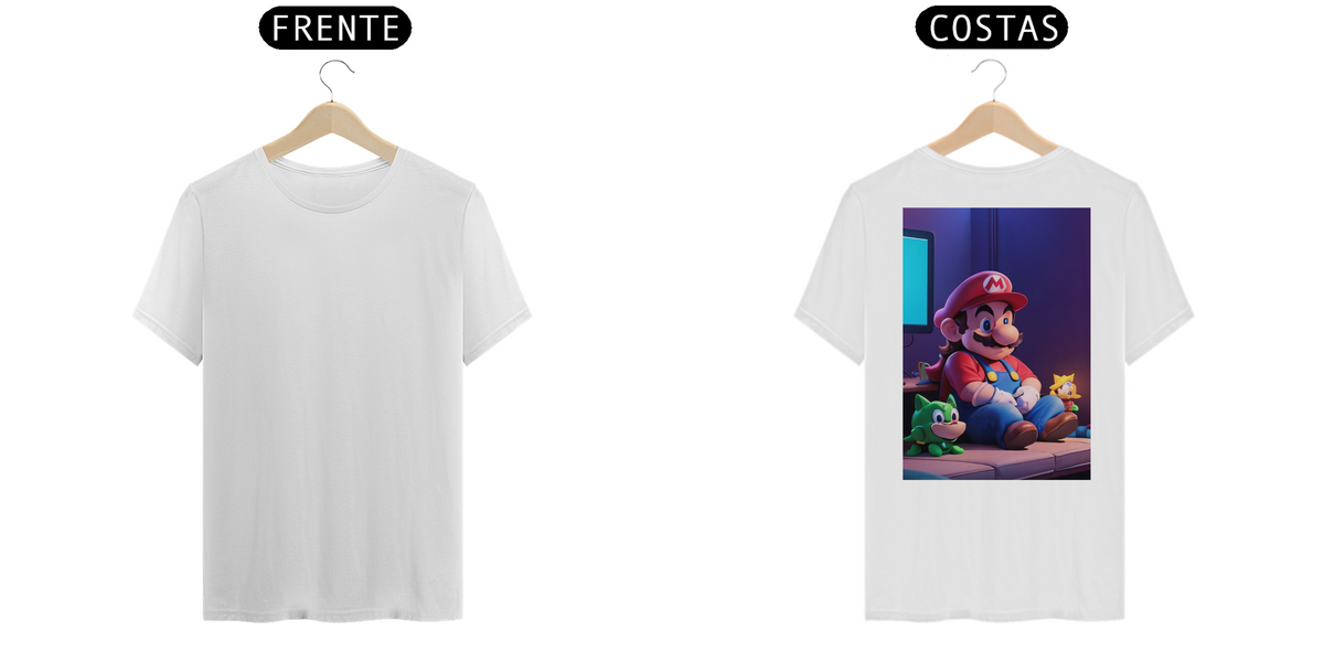 Nome do produto: T-Shirt GameVerse Super Mario