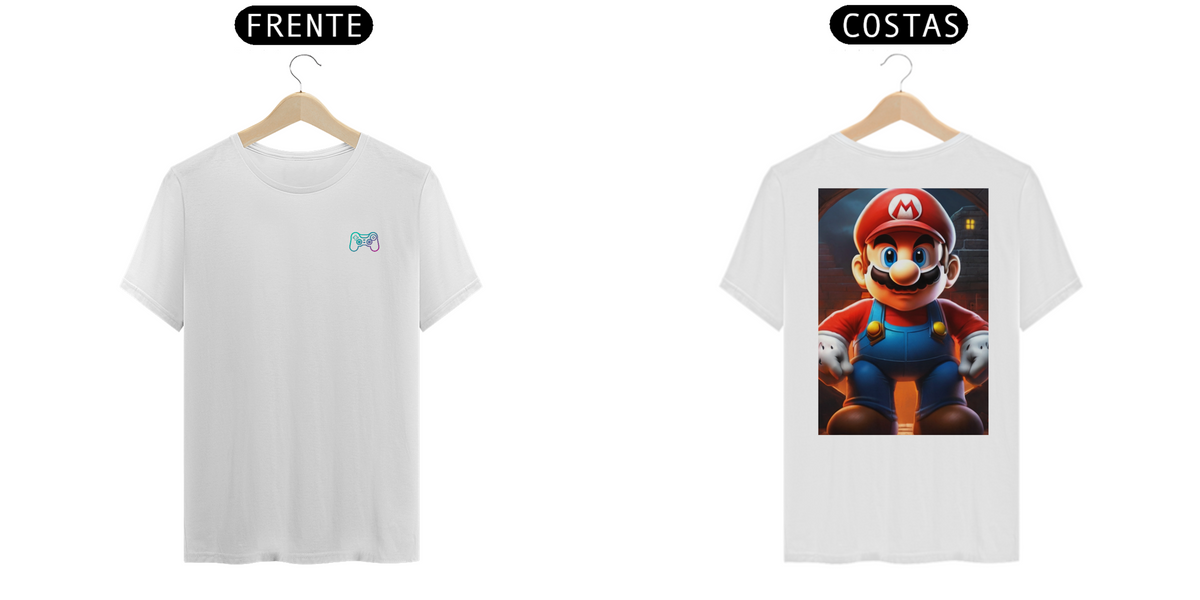 Nome do produto: T-Shirt GameVerse Super Mario V2