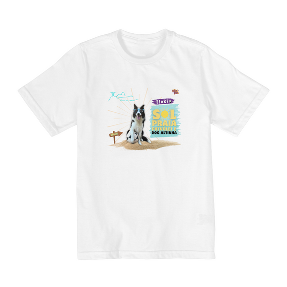 Camiseta - Quality Infantil - Floki - Praia