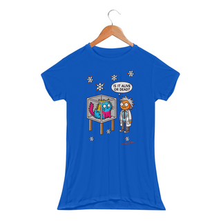 Nome do produtoCamiseta Modelo Baby Long Sport Dry UV Schrödinger's Cat: Alive or Dead?