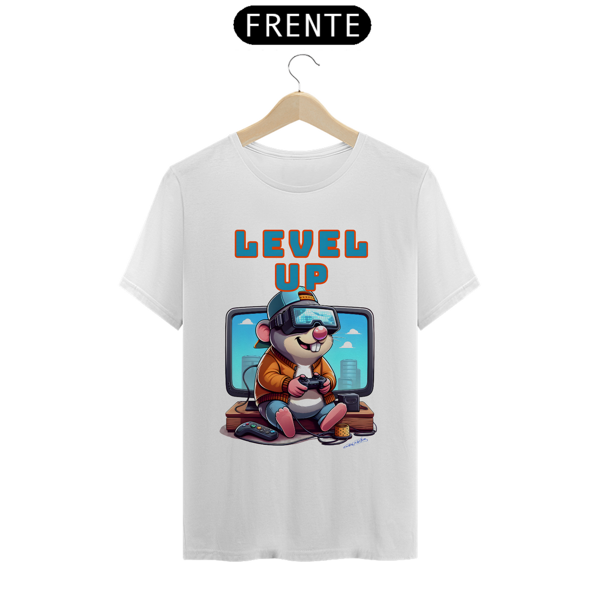 Nome do produto: Camiseta  Gamer \'Level Up\' Classic 