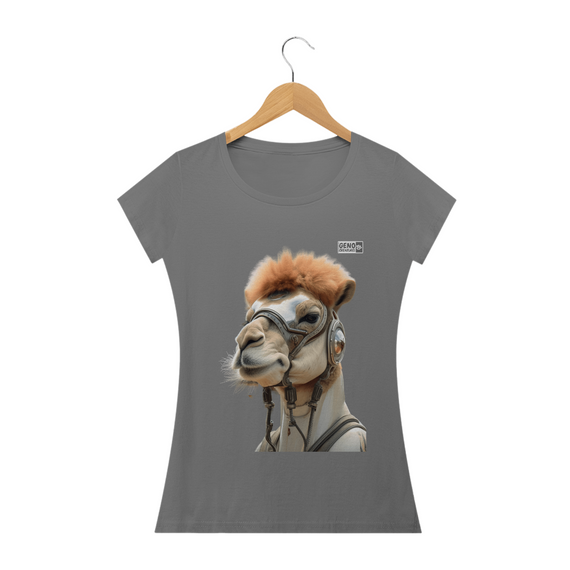 Camisa Camelo  - Baby Long Estonada 