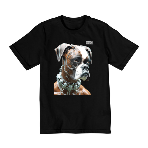 Camisa Infantil (10 a 14) - Cachorro Boxer