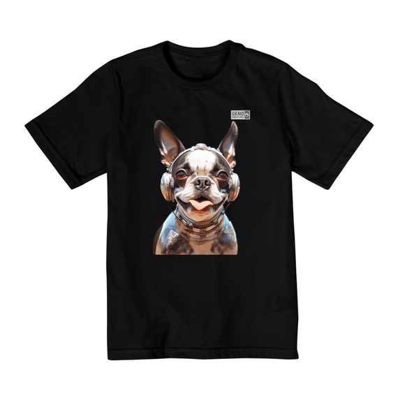 Camisa Infantil (10 a 14) - Boston Terrier