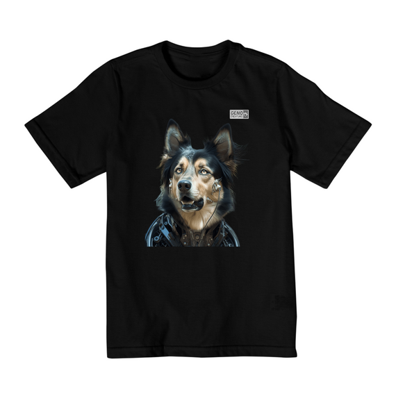 Camisa Infantil (10 a 14)  - Cachorro Bohemian Shepherd